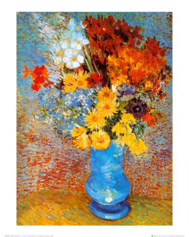 Vase of Flowers - Van Gogh Painting On Canvas